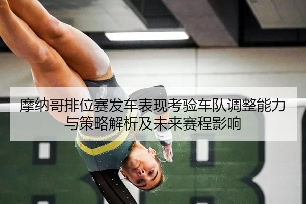 摩纳哥排位赛发车表现考验车队调整能力与策略解析及未来赛程影响
